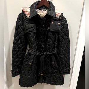 Burberry Finsbridge Quilted Black Jacket S “like new” worn 1x